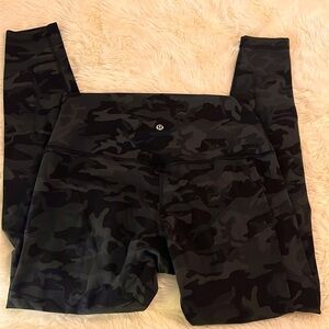 Lululemon Align High-Rise Pant - size 14 green Camo